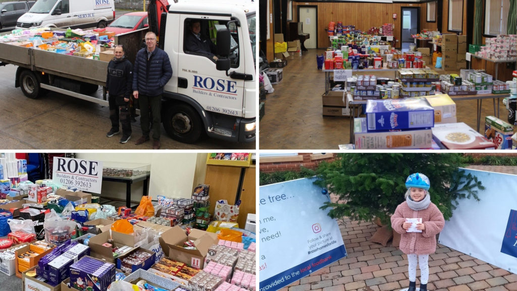 Rose Helps Support Local Foodbank